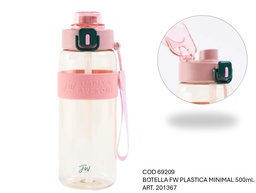 [R69209] BOTELLA 500ml. FW PLASTICA MINIMAL (R69209)