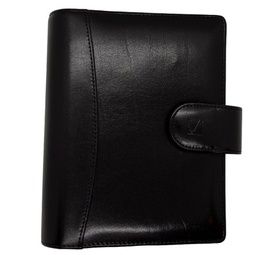 [L04170] AGENDA 2027 N8 SEMANAL CUERO VACA PREMIUM CON BROCHE NEGRO (L04170)
