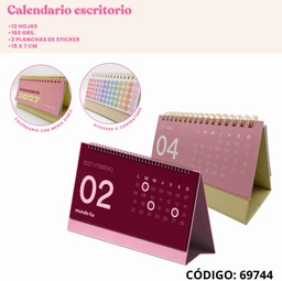 [L69744] CALENDARIO 2027 FW DE ESCRITORIO (L69744)