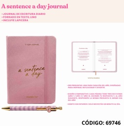 [L69746] AGENDA 2027FW JOURNAL A SENTENCE DAY (L69746)