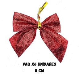 [R36115] MOÑO NAVIDAD 8cm. X6 UNIDADES (R36115)