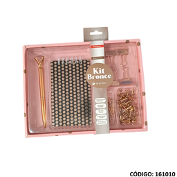 [L161010] SET DE OFICINA SKYCOLOR BRONCE STATIONERY (L161010)
