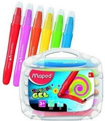 [L13773] CERAS MAPED GEL ACUAREL.X6 COLORES  CAJA PLASTICA (L13773)