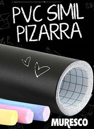 [L18503] ROLLO AUTOADHESIVO CONTAC PVC PIZARRA x metro (L18503)