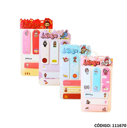 [L111670] SEÑAL ADHESIVA BANDERITA LABUBU  (L111670)